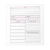 Notitieblok van het actieplan voor kleine bedrijve (Voorkant)