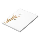 Notitieblok van het Kat van Tabby Chasing Butterfl (Linkerzijde)