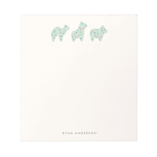 Notitieblok van het Kind van de "Animal Cookie Par (Voorkant)