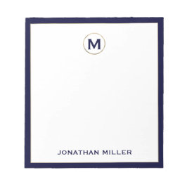 Notitieblok van het marinesologram (marinblauw)