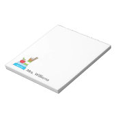 Notitieblok van leerkrachten met klusboeken en app (Linkerzijde)