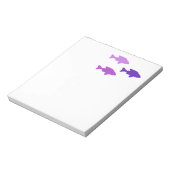 Notitieblok van Paarse vis (Linkerzijde)