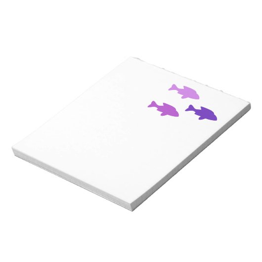 Notitieblok van Paarse vis (Linkerzijde)