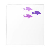 Notitieblok van Paarse vis (Voorkant)