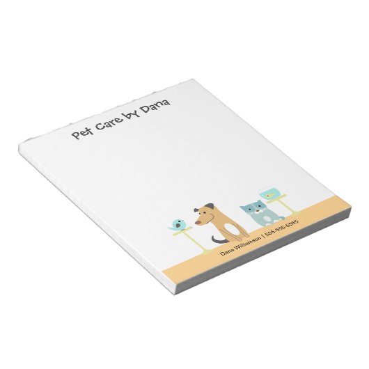 Notitieblok van Pet Sitter (Schuin)