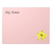 Notitieblok van pompoenbloem (Voorkant)