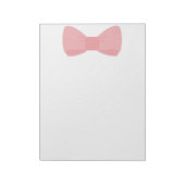 Notitieblok van zoete roze boog (Linkerzijde)