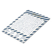 notitieblok voor 40 Word Search Baby shower Games (Schuin)