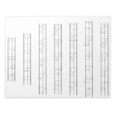 Notitieblok voor alfabet- en cijferovertrekken (Voorkant)