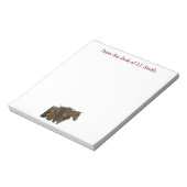 Notitieblok voor Belgisch Trekpaard in Span (Linkerzijde)