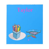 Notitieblok voor boeken en pennen (Voorkant)