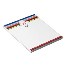 Notitieblok voor Bright serape strepen