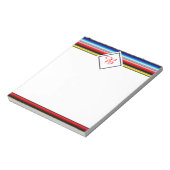 Notitieblok voor Bright serape strepen (Linkerzijde)