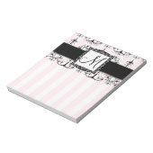 Notitieblok voor chroomstrips zwarte luchters (Linkerzijde)