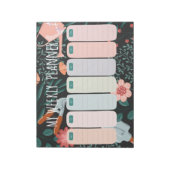 Notitieblok voor de wekelijkse tuinplanner (Linkerzijde)