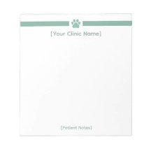 Notitieblok voor dierenartsen | Eigen logo