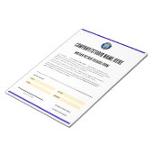 Notitieblok voor filmrelease (Schuin)