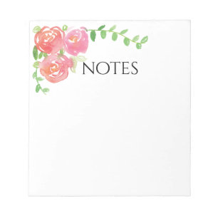 notitieblok voor florale noten