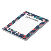 Notitieblok voor gepersonaliseerde Cute Dala Horse (Linkerzijde)