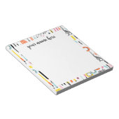 Notitieblok voor gepersonaliseerde kunstvoorzienin (Schuin)