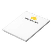 Notitieblok voor gepersonaliseerde meisjesbanketba (Linkerzijde)