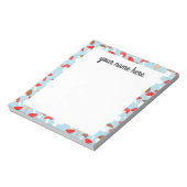 Notitieblok voor gepersonaliseerde paddenstoelen (Linkerzijde)