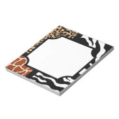 Notitieblok voor het afdrukken van dieren (Linkerzijde)