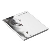 Notitieblok voor het schilderen van witte en bruin (Schuin)