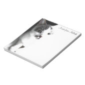 Notitieblok voor het schilderen van witte en bruin (Linkerzijde)