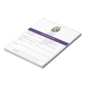 Notitieblok voor hondenuitlaatrapport - Franse Bul (Linkerzijde)