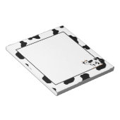 Notitieblok voor koe van het land met plezier cart (Schuin)