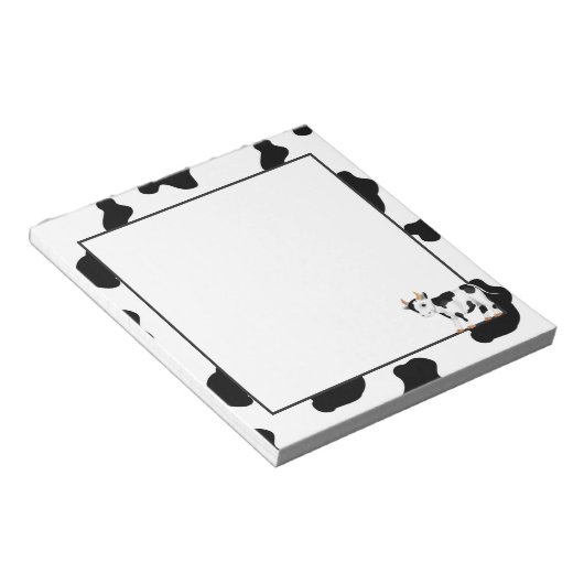 Notitieblok voor koe van het land met plezier cart (Schuin)