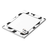 Notitieblok voor koe van het land met plezier cart (Linkerzijde)