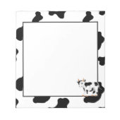 Notitieblok voor koe van het land met plezier cart (Voorkant)