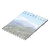 Notitieblok voor landschapsfotografie. (Linkerzijde)