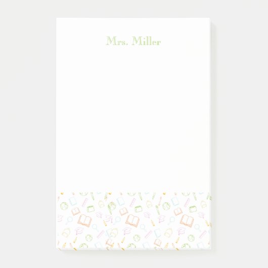 Notitieblok voor leraren post-it® notes (Voorkant)
