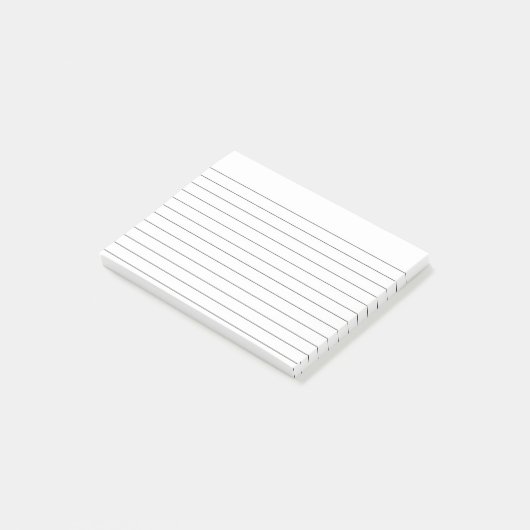 Notitieblok voor lijnpapierhulplijnen post-it® notes (Schuin)