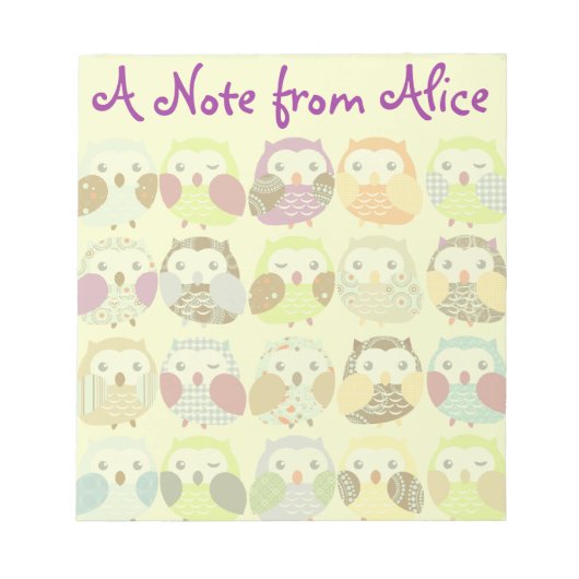 Notitieblok voor persoonlijk gebruik in kleur (Voorkant)