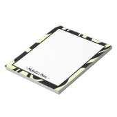 Notitieblok voor persoonlijke naam (Linkerzijde)