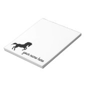 Notitieblok voor persoonlijke paardenbanketbakkers (Linkerzijde)