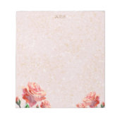 Notitieblok voor persoonlijke Rozen (Voorkant)