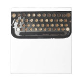 Notitieblok voor schrijfmachines (Voorkant)