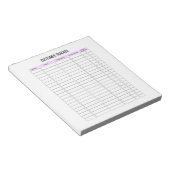 Notitieblok voor Tracker-planner voor kleine bedri (Schuin)