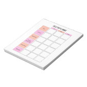 Notitieblok voor veldrit-planner (Linkerzijde)