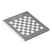 Notitieblok voor zwarte en witte schaakbord voor l (Schuin)