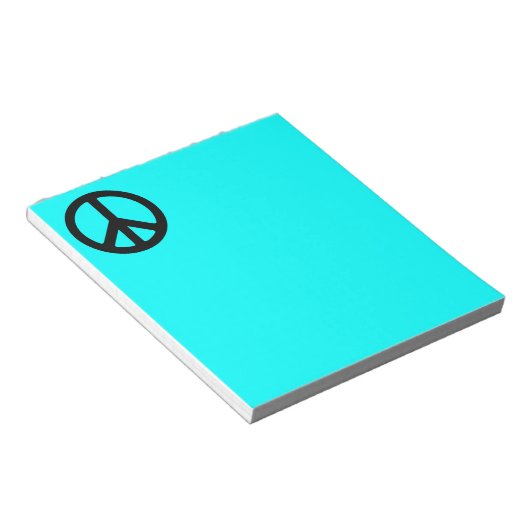 Notitieblok vredessymbool (Schuin)