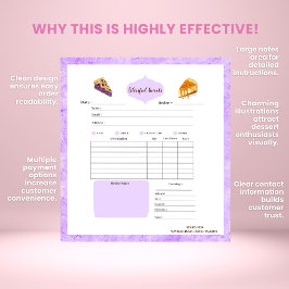 Notitieblok waterverf Bakkerij-ontvangstbewijzen