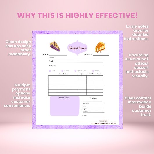 Notitieblok waterverf Bakkerij-ontvangstbewijzen