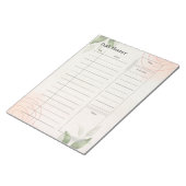 Notitieblok waterverf dagelijkse planning (Schuin)