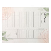 Notitieblok waterverf dagelijkse planning (Voorkant)